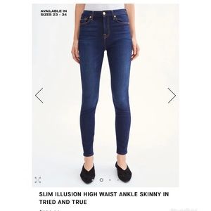7 For all Mankind Skinny Women’s Jeans!